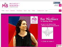 Tablet Screenshot of michelebenjamin.com